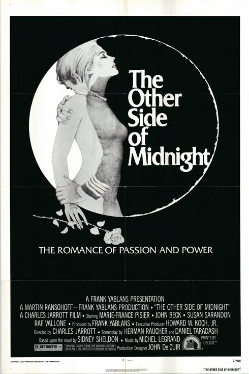 the other side of midnight 1977 one sheet poster folded